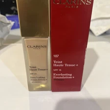 CLARINS Everlasting Foundation Full Size 1.1oz New In Box  BEIGE # 107