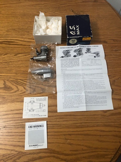 Rare O.S. FS40 Surpass engine for radio control aircraft