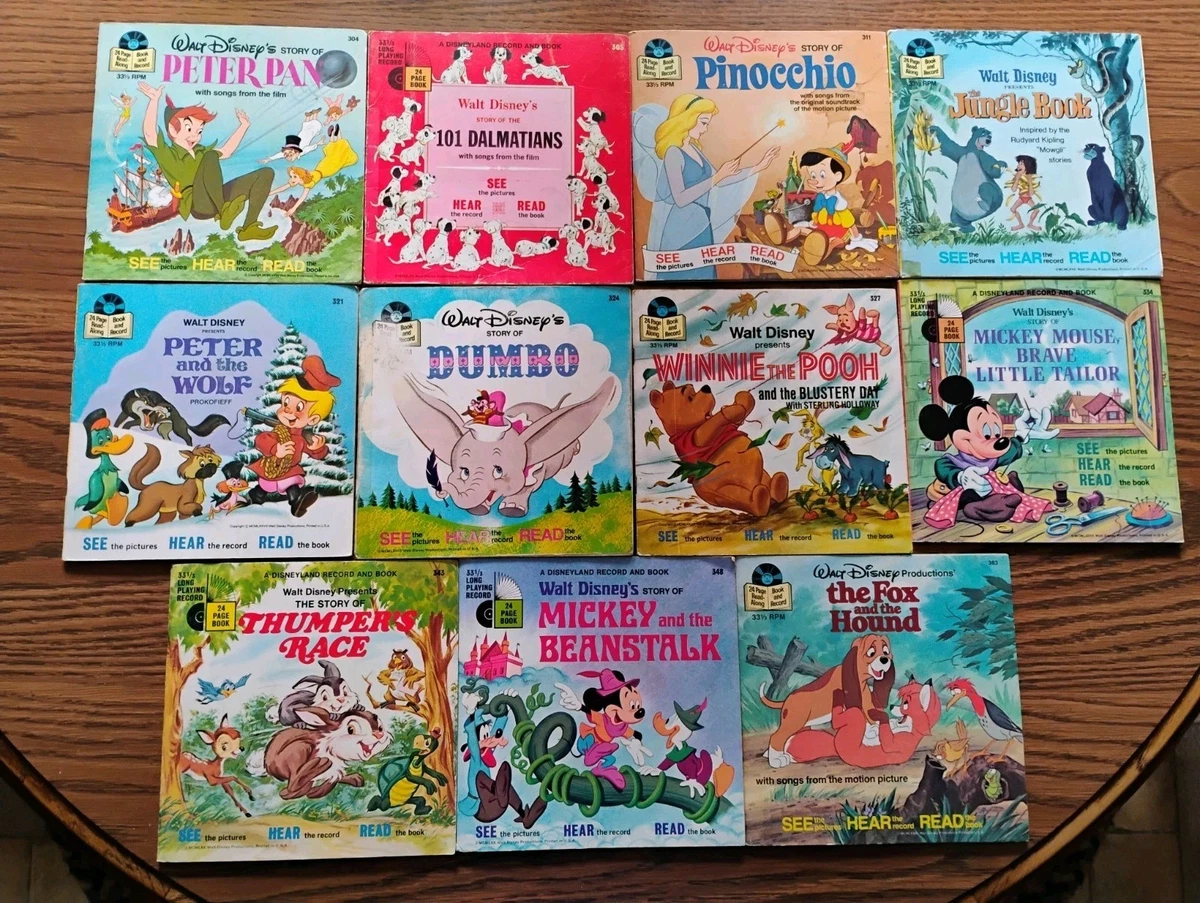 Disney Record Book In Vinyl Records for sale | eBay