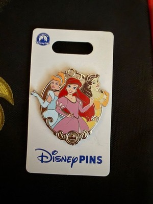 Disney Parks Prinzessin Cluster Pin Aschenputtel, Arielle und Belle