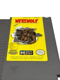 Werewolf The Last Warrior Cartridge Only Nintendo NES 1990 Tested Works