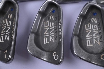 Ping Zing 2 Eisen / 3-9i / Blue Dot / Stiff Flex Karsten Ping JZ Red Shafts