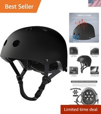 Skateboard Helmet for Adults: Enhanced Ventilation and Safety Features
