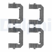 ZubehöRsatz Scheibenbremsbelag Delphi LX0501 FüR Antara Chevrolet Opel Captiva