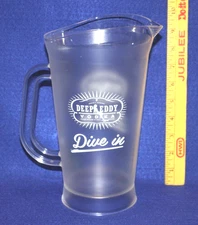 DEEP EDDY VODKA Dive in Frosted Plastic Pitcher with Handle