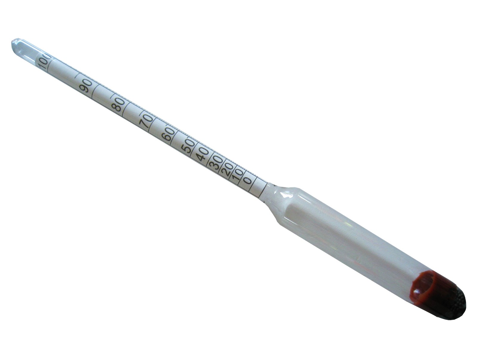 Alkoholmeter 0-100 Vol% ohne Thermometer Qualitätsprodukt geliefert