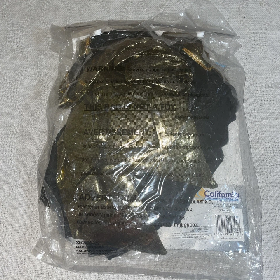 California костюмы диско король взрослый костюм, мужской костюм для Хэллоуина золото, Lrg - Изображение 3 из 3