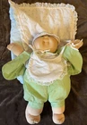 Vintage 1982 Cabbage Patch Baby Kids Doll Used  With Blanket ￼￼