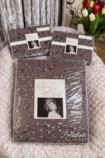 Image of Kylie Minogue EVA MAUVE Throw And 2 Housewife Pillowcases, BNIP
