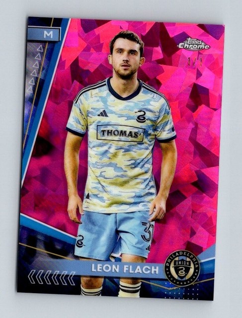 #0756 2024 Topps Chrome Sapphire MLS Padparadscha #12 Leon Flach 1/1