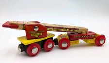 Bigjigs Wooden Rail Tracklift Co. Train Cars