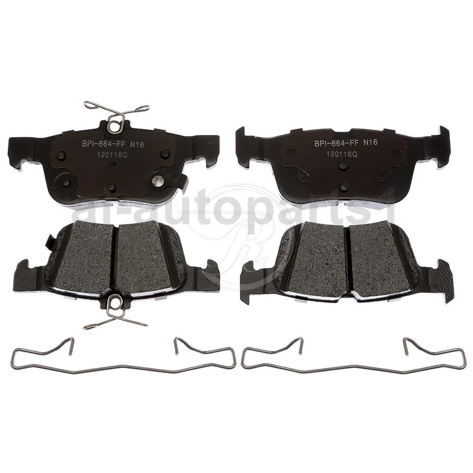 Kit de pastillas de freno delanteras traseras Ford Fusion 2013 2014 2015 2016 2017 2018 Foto 4 de 4