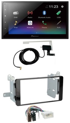 Pioneer DAB MP3 Bluetooth 2DIN USB Autoradio für Fiat Fullback Mitsubishi L200 a