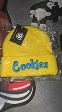 Cookies Yellow Beanie Hat One Size Unisex Adu...