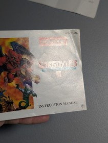 **No Game** Read Description - Gargoyle's Quest II 2 - Nintendo NES- Manual Only