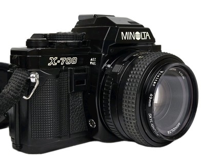 Minolta X-700 35mm Film SLR Camera w/50mm lens, & more! | eBay