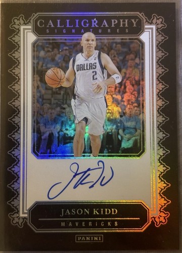 2024-25 Panini Origins JASON KIDD Calligraphy On Card Autograph Mavericks SSP TZ