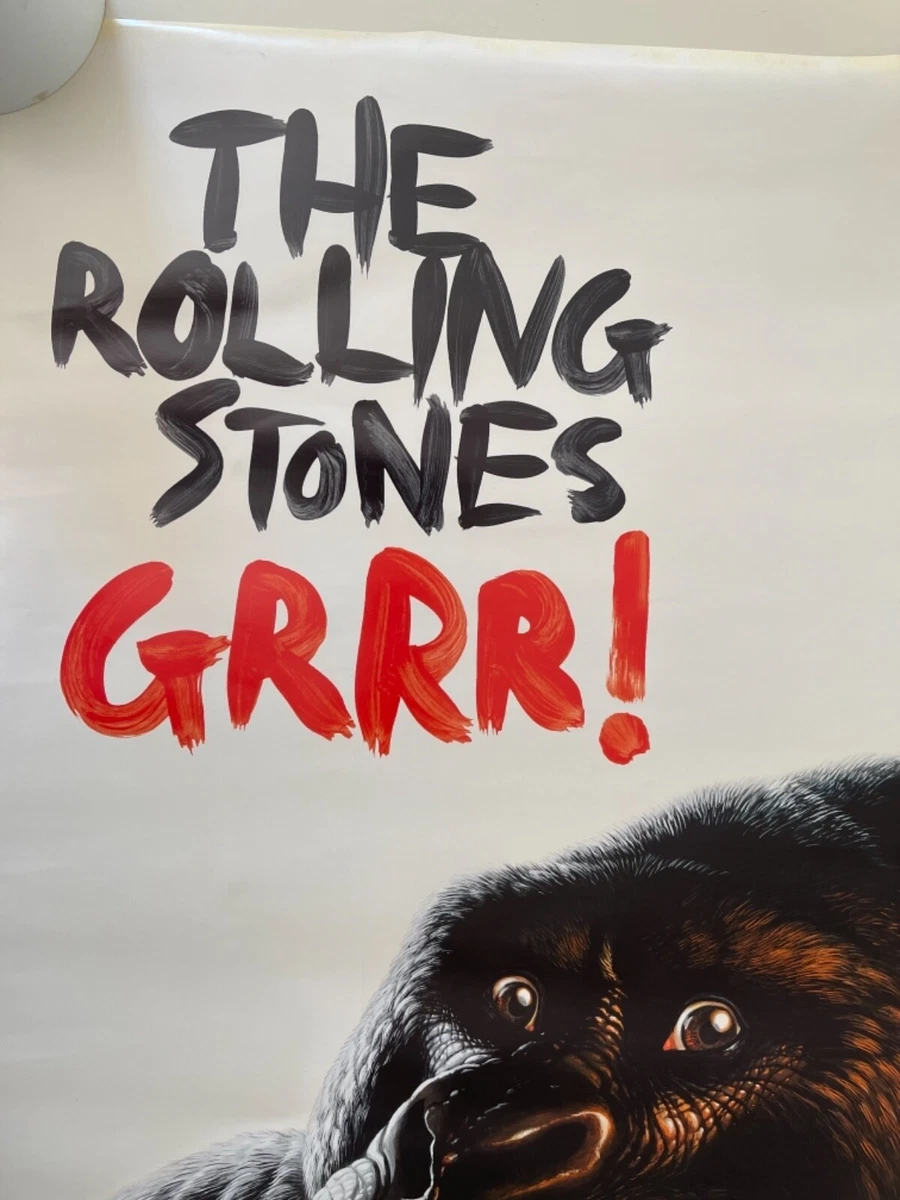 ROLLING STONES, 'GRRR!'  AUTHENTISCHES LIZENZIERTES POSTER 2012