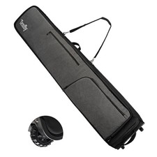 Ski Bag, Padded Ski Bag for Air Travel, 900D Water Resistant Oxford 190 Grey