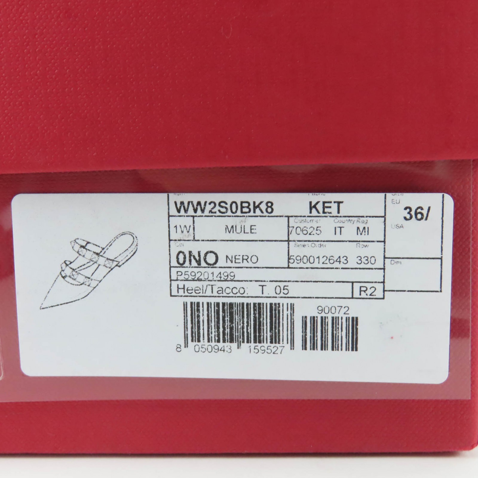 Pristine Valentino Garavani Mule Roman stud flats in leather black Women 36.5 thumbnail 12