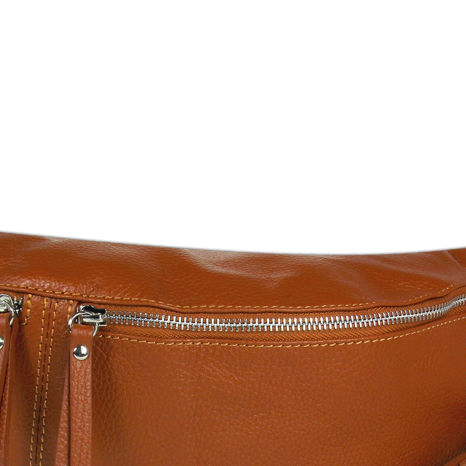 Florence marsupio vera pelle extra large donna marrone chiaro marsupio OTF820C foto 3
