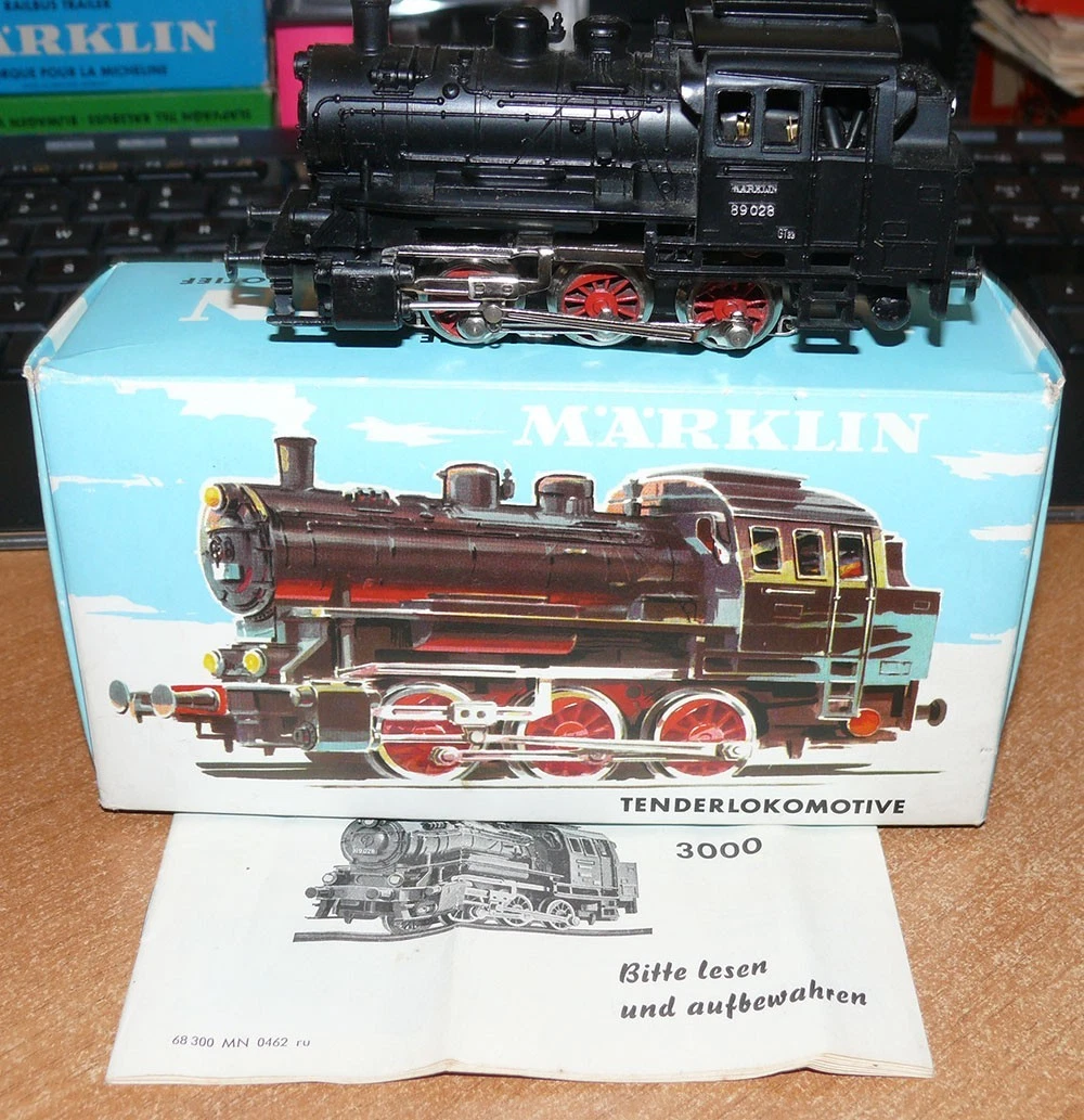 Märklin 3000 ,Dampflok der DB, BR 89 "perfekt" Ovp -im Tiefziehkarton"Selten"
