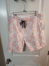 New Corona Beer Pink Color Changing Swim Shorts Size L Large Mens Board Shorts