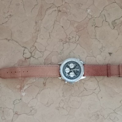 Rotary Chronospeed Herren Quarz Chronograph wasserdicht Lederband Braun