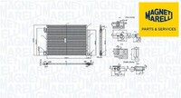 Magneti Marelli 350203101500 Kondensator FüR Klimaanlage Kondensator