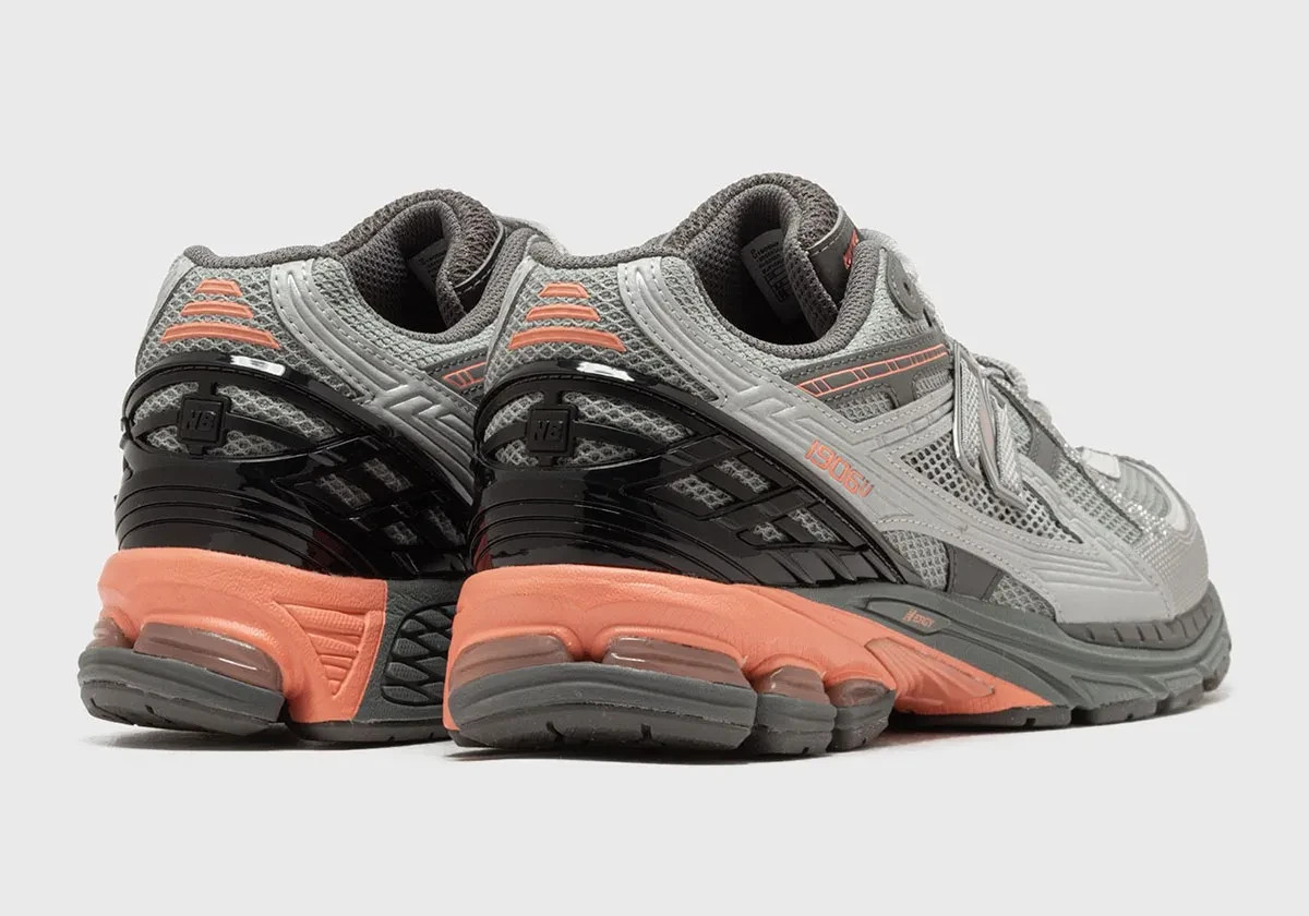 New Balance 1906 Grey BSTN Matter Orange Sneakers Retro U1906NF