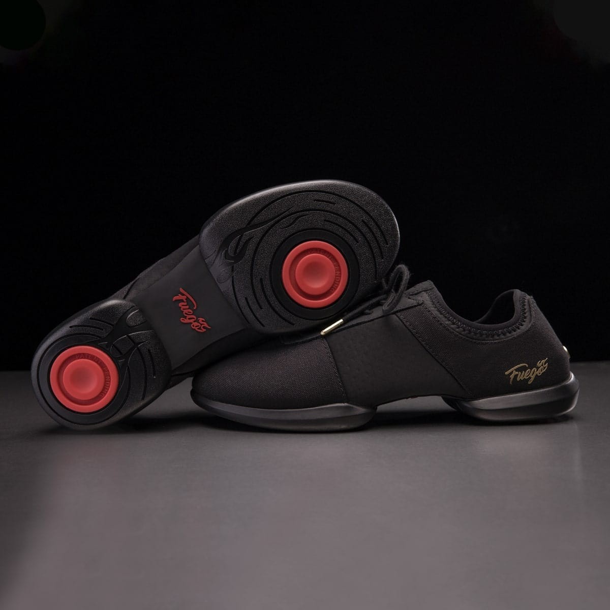 Zapatillas de baile Fuego Split Sole negras