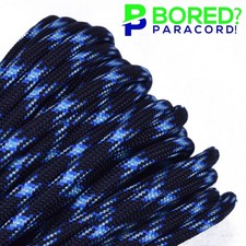 Lightning - 100 FT - 550 Paracord Rope 7 strand Parachute Cord