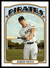 2021 TOPPS HERITAGE BASEBALL CARD JARED OLIVA #644 RC PITTSBURGH PIRATES 5964