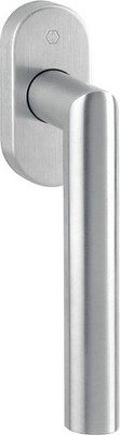 Hoppe Fenstergriff Amsterdam E0400/U30 35 mm Edelstahl matt F69 Fensterolive