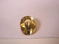 Western Cowboy Ten Gallon Hat Vintage Tie Tack Lapel Pin f59