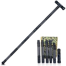 Hiking Tactical Stick Walking Staff,Portable Walking Sticks Trekking Poles Ou...
