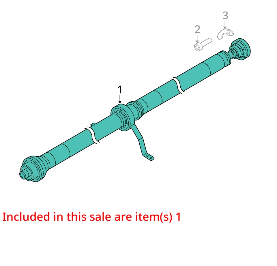 Audi S8 D4 2011-2015 OEM EJE DE TRANSMISIÓN TRASERO DERECHO 8R0501204 Foto 3 de 4