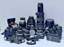 HUGE LOT Vintage RARE Collection Nikon Nikkor Cameras and Lens