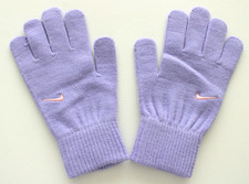 Nike Knitted Swoosh Gloves Youth L/XL Purple Pulse/Arctic Punch
