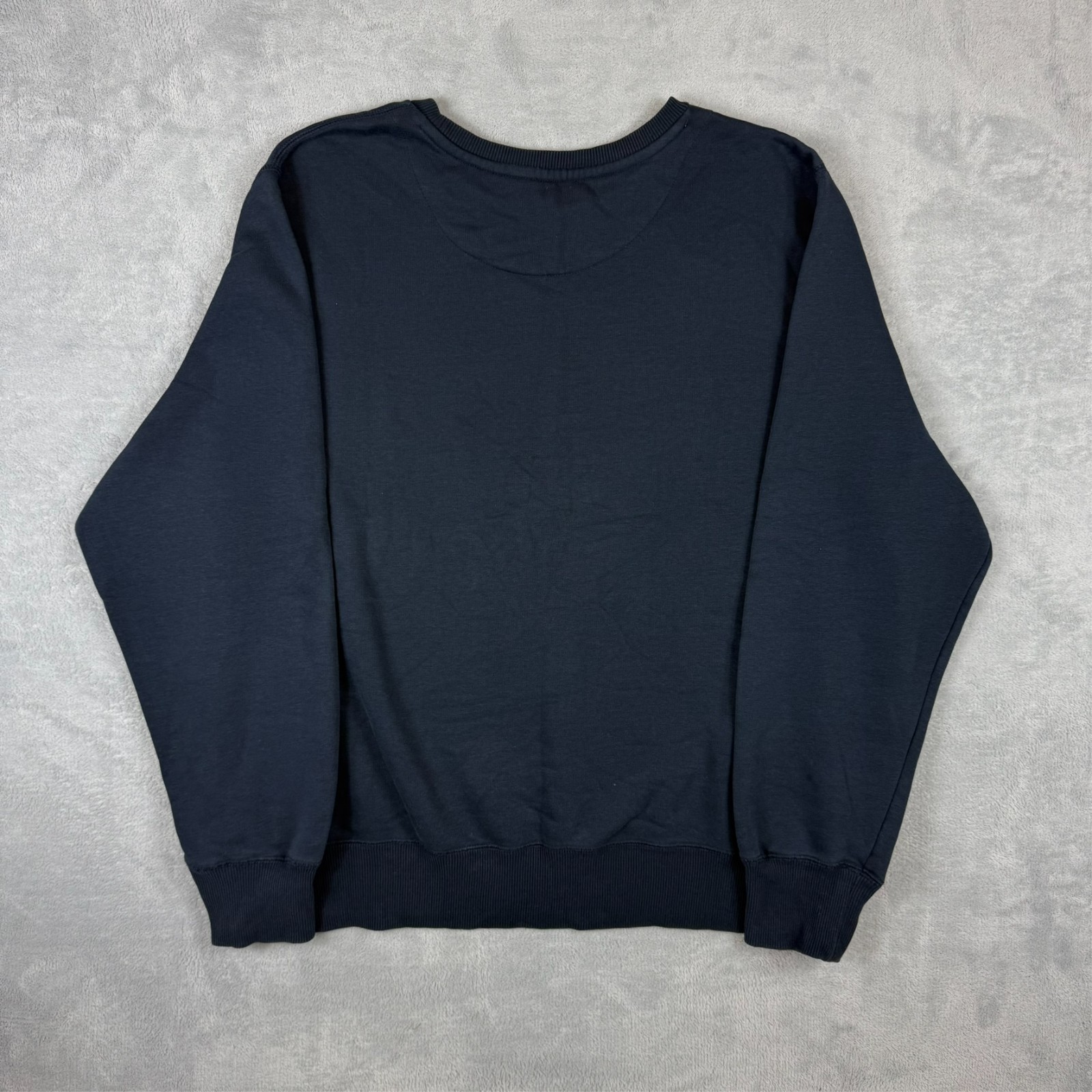 Vintage Nike 2000's Navy Blue Mini Swoosh Heavyweight Oversized XXL Sweatshirt image 7
