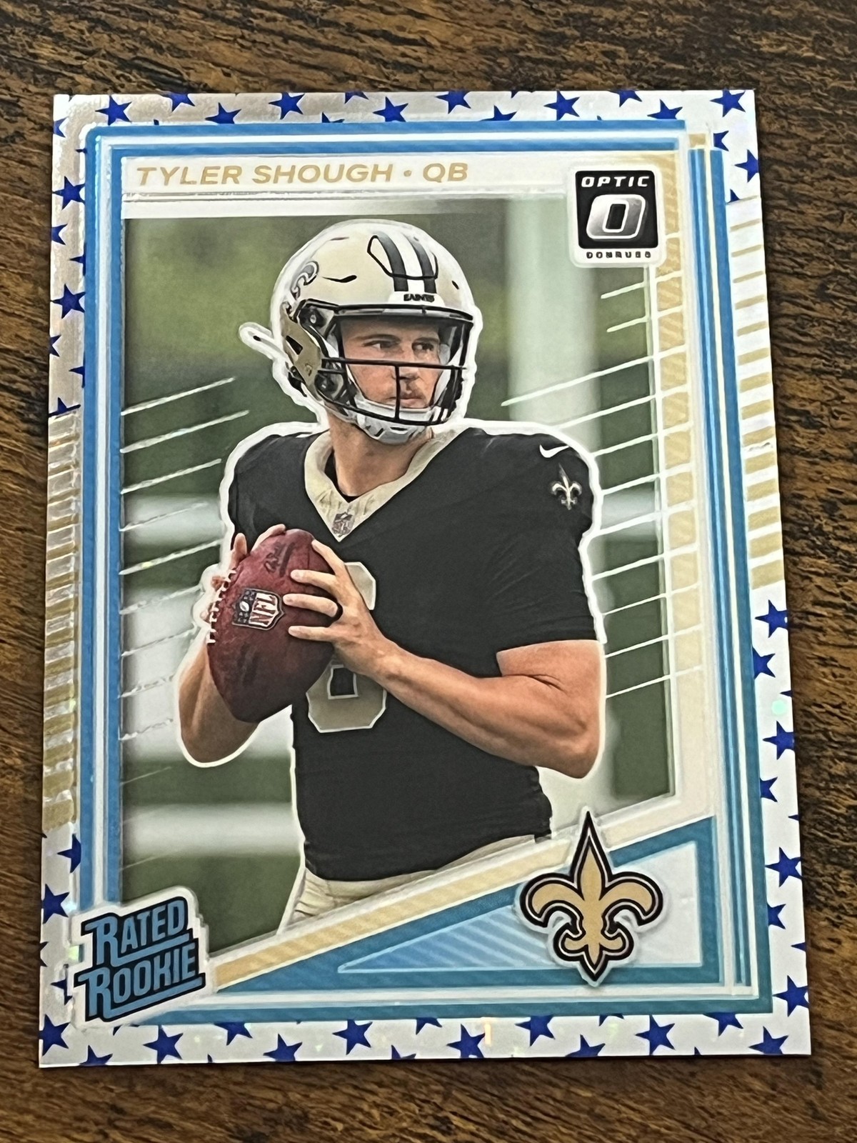 2025 Donruss Optic #223 Tyler Shough Stars