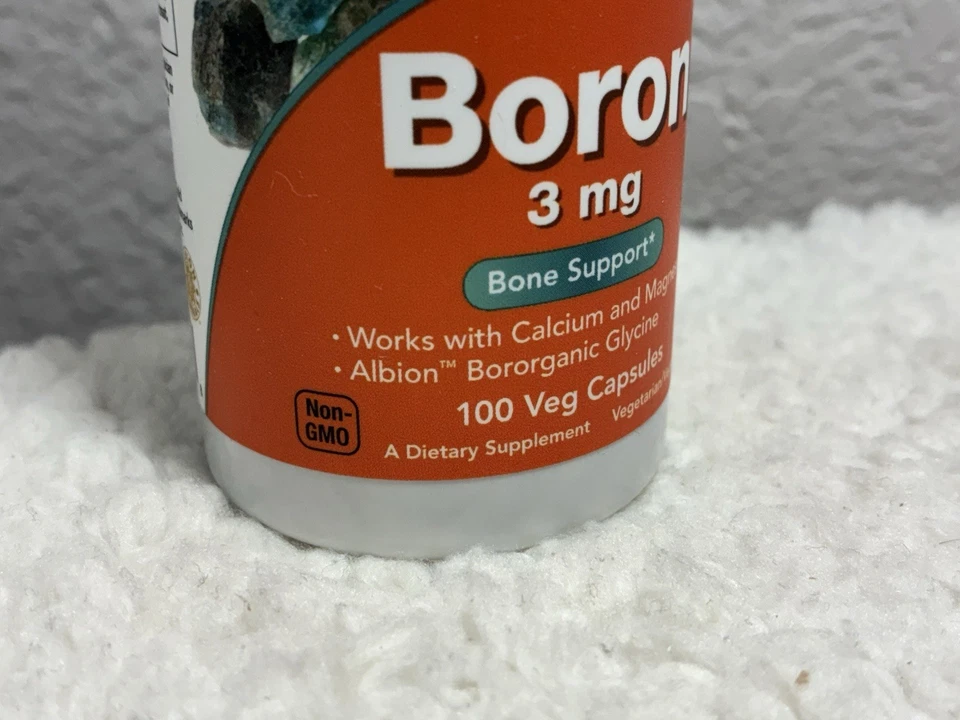 Now Foods Boro 3 mg 100 cápsulas ~ Soporte óseo ~ Exp. 03/2028 ¡ENVÍO GRATUITO! Foto 4 de 4
