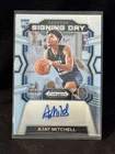 2024 Prizm Draft Picks Ajay Mitchell Signing Day Auto RC