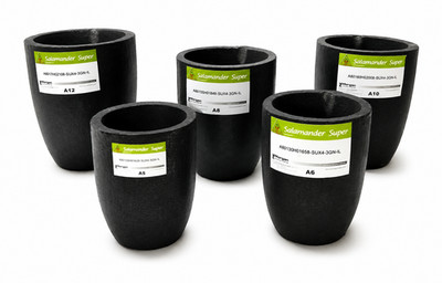 Salamander Crucible Graphite Melting Crucible A0.5, A1, A2, A3, A4, A10 Morgan