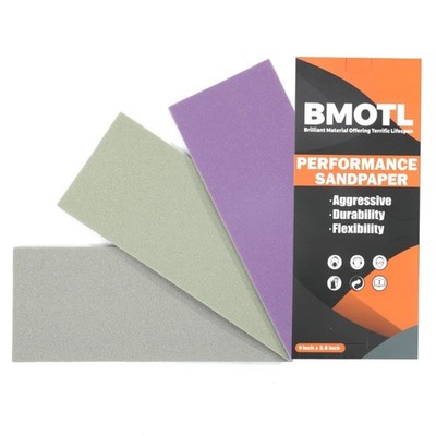 Ultra Fine Automotive Sandpaper Sheets Assorted Grits 2000-5000 for Restoration