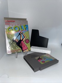 NES Bandai Golf Challenge Pebble Beach Nintendo Entertainment System 1989 CIB