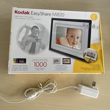 Kodak Easy Share M820 Holds 1000 Photos Videos Music 8" Screen NEW OPEN BOX