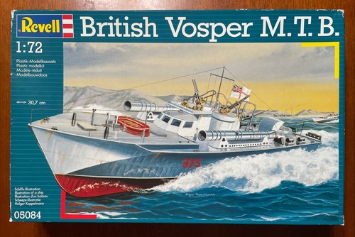 British Vosper M.T.B. - Revell 1/72 Scale Unassembled Boat Kit#05084 | eBay