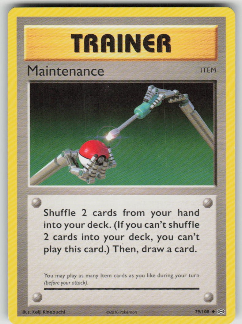 Pokemon Maintenance 79/108 XY - Evolutions Normal