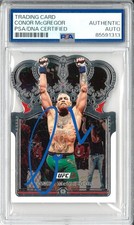 Conor McGregor Signed Autograph Slabbed 2022 Panini Chronicles UFC Card PSA DNA
